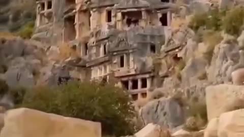 🇹🇷 MELTED STRUCTURES, MYRA (LYCIAN CITY) TURKEY, NEAR MODERN DEMRE, ANTALYA PROVINCE