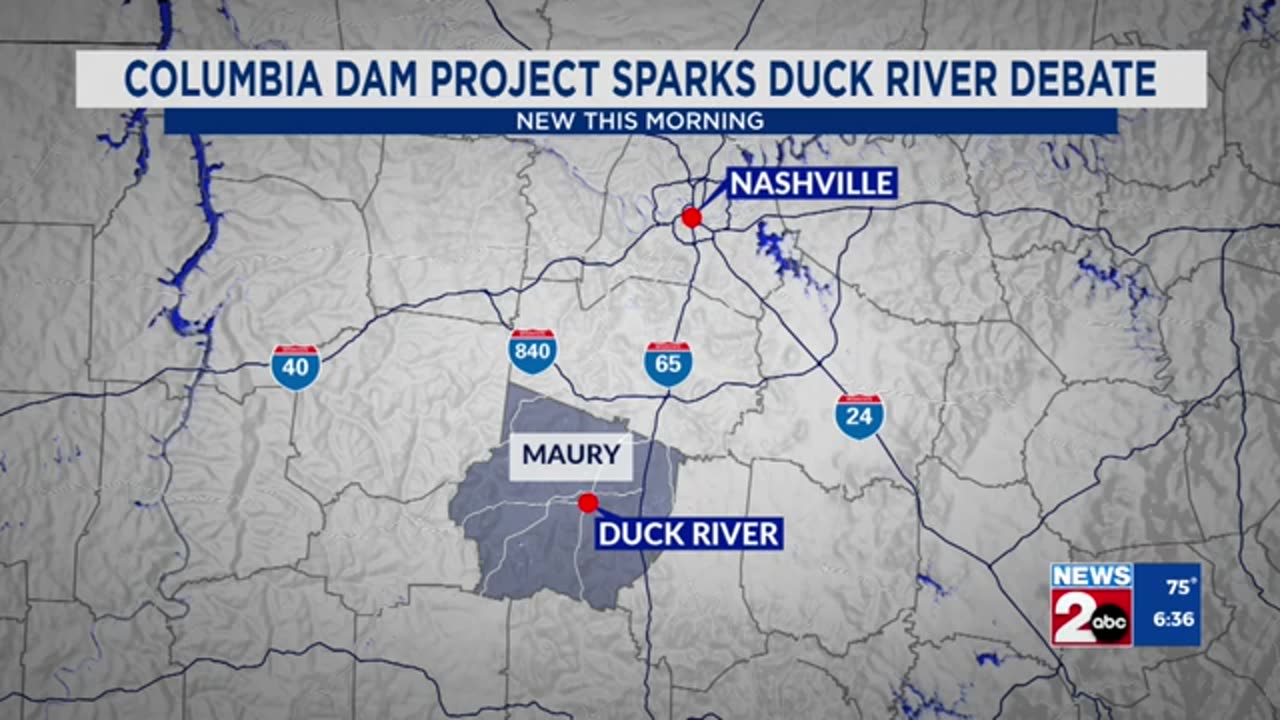 Columbia dam project sparks Duck River debate