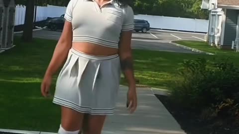 A giant tgirl coming to us