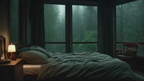 "Relaxing Sleep Music 🌙 Rain Sounds for Insomnia & Stress Relief"