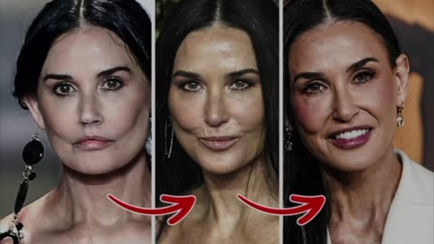 Demi Moore Does Strange Ritual Live On Tv