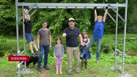 Home made monkey bars