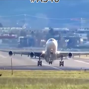 Pilot Makes Too Heavy #A340 Takeoff #Aviation #Avgeeks #AeroArduino