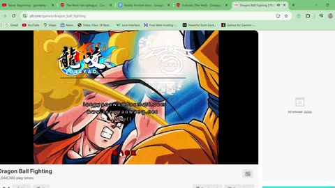 Dragon Ball Fighting - Playthrough Walkthrough Longplay Anime Flash Fighting game Beat em up