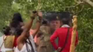 Ritual de muerte de chamanes en Camboya contra un general tailandés
