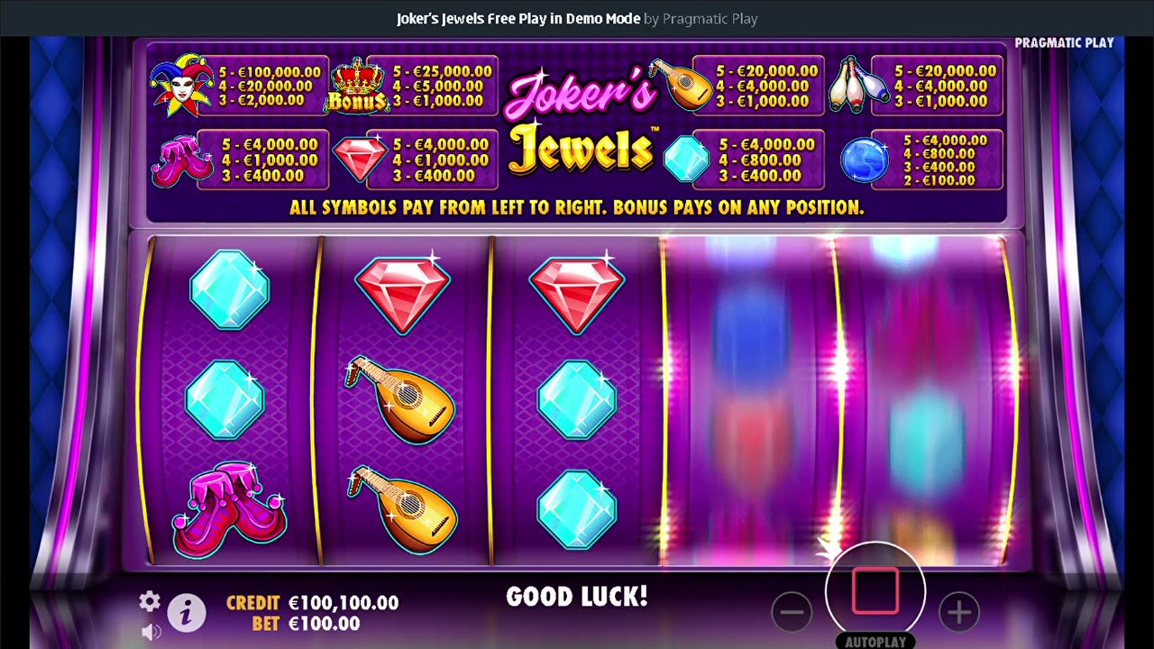 Joker`s Jewels Big Wins