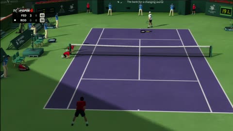 Tennis World Tour 2 Amazing 43 Strokes Rally