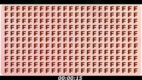 Modified F puzzle: There's 8 modified F... That's not too hard, trust me...