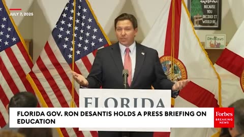 Gov. Ron DeSantis Reacts To Elon Musk Creating A Political Party: 'We Do Have A Problem...'