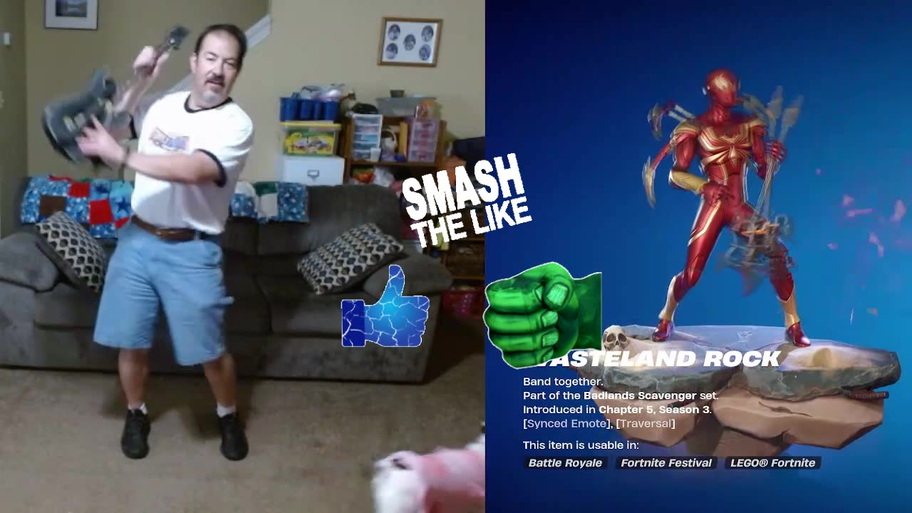 FFG Dance Fortnite Emotes Wasteland Rock