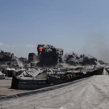 Gaza City – September 10, 2025: Israeli warplanes targeted the Harmony Tower