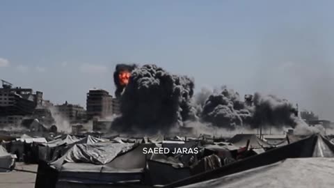 Gaza City – September 10, 2025: Israeli warplanes targeted the Harmony Tower