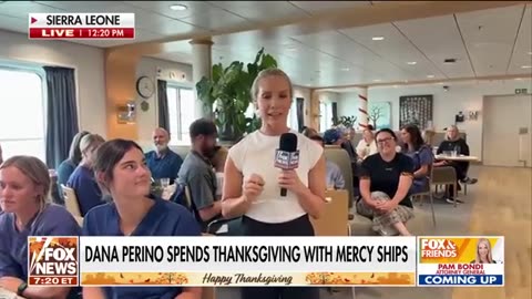 Mercy Ship volunteers share emotional stories with Dana Perino