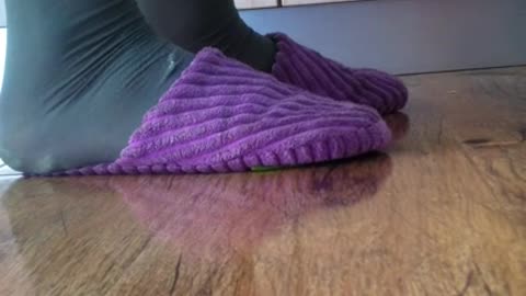 Candid Crush Under Slippers