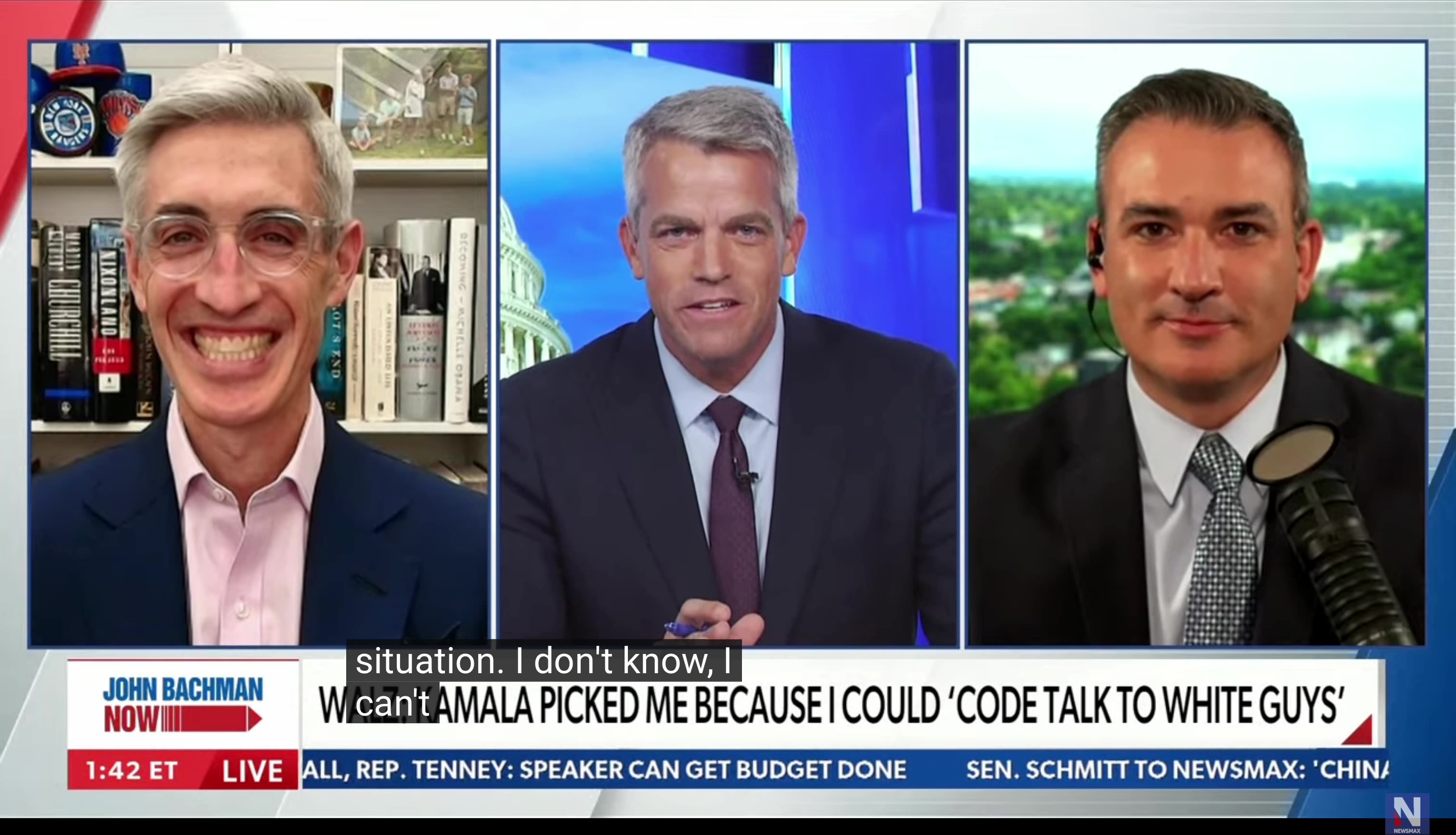 Tim Walz Code Talk for White Men - Ike Wingate on Newsmax 2