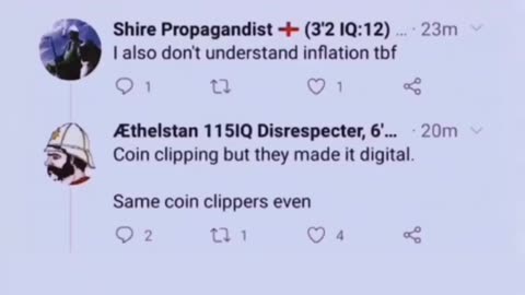 Inflation is modern day coin clipping 🪙 ✡️ And the same people are doing it