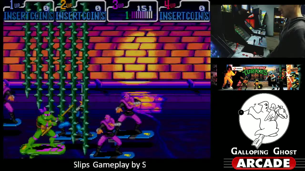 TMNT Turtles in Time World Record, 396 points by Brad Slips Vitale: World Record