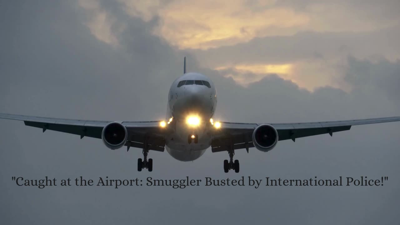"Smuggler Tries to Escape at International Airport… But Watch What Happens!"