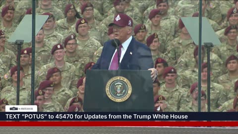 President Trump Delivers Remarks at Fort Bragg - June 10, 2025