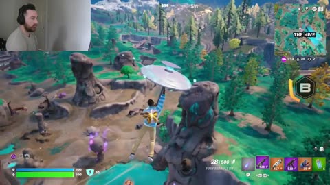 Playing fortnite