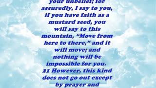 Matthew 13:58 - Daily Bible Verse Commentary