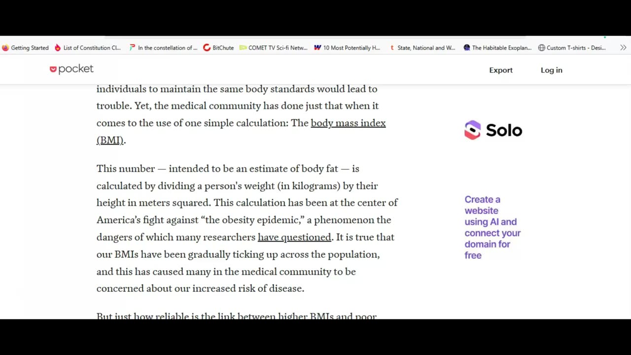 Wacko liberals call Body Mass Index 'racist'