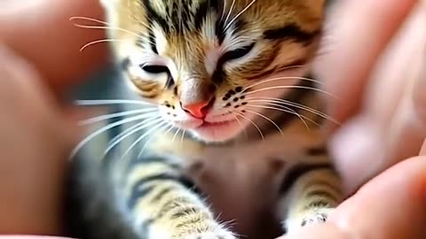 Cute baby animals AI generated video