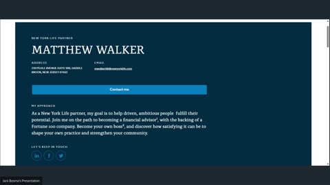 New York Life Partner: MATTHEW WALKER