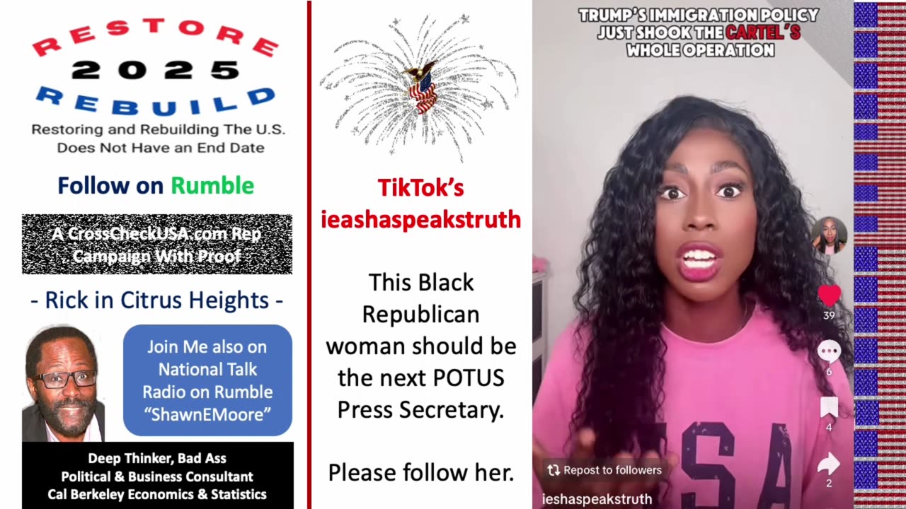 TikTok's ieshaspeakstruth Should Be Trump's Next Press Secretary