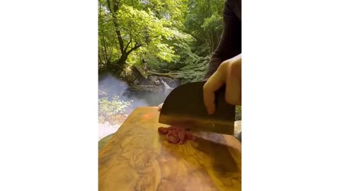 "Cooking Delicious Food Outdoors | Real Rural Flavor in the Open Air 🔥🍲"