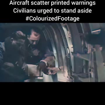 Leaflet Drops Before the Advance 1944