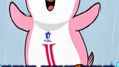 Teng Penguin Dancing in the Rain