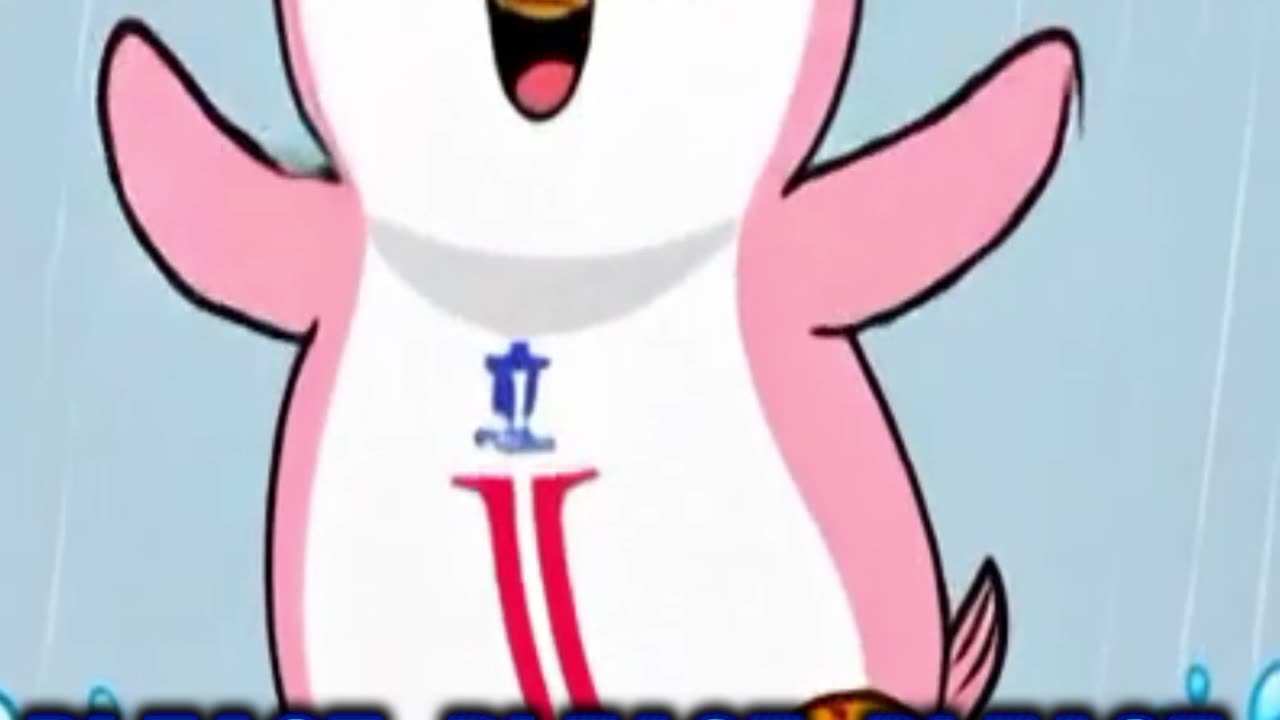 Teng Penguin Dancing in the Rain