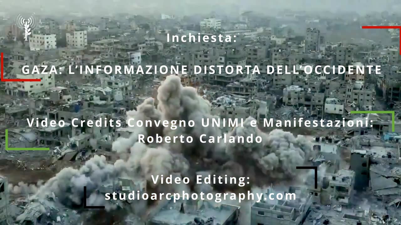 CONDIVIDETE: GAZA L'INFORMAZIONE DISTORTA DELL'OCCIDENTE