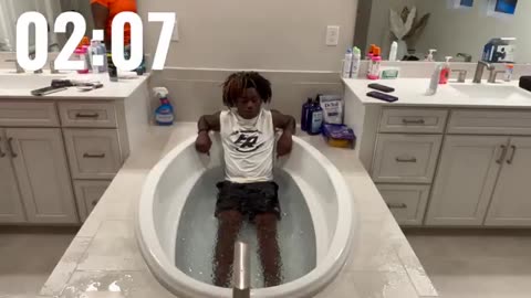 MIKE FIRST EXTREME COLD ICE BATH For RECOVERY After Hard TRAINING!