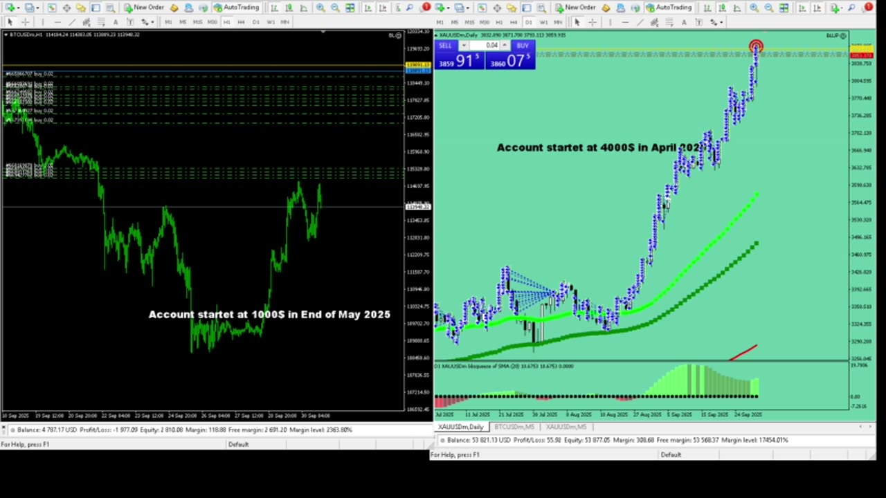 Live Stream Gold Trading from Monday to Friday