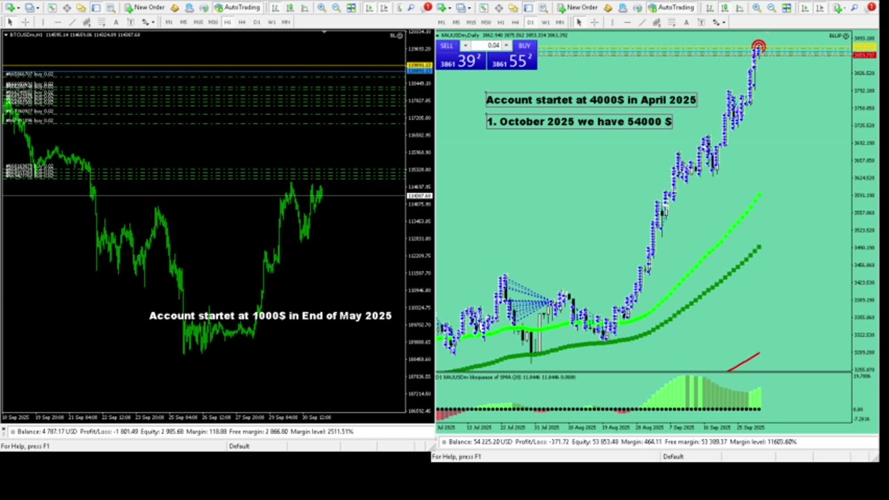 Live Stream Gold Trading from Monday to Friday