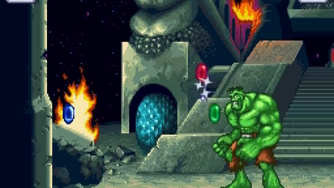 SNES Longplay 611 Marvel Super Heroes - War of the Gems A