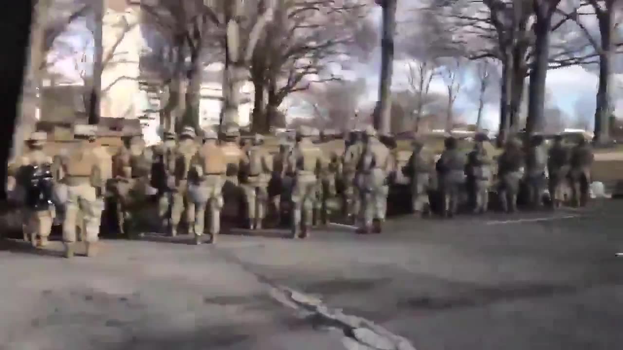 National Guard was deployed to secure the overthrow of the United States government
