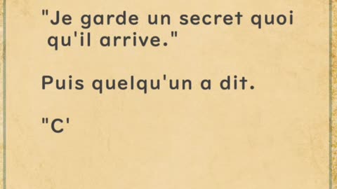 Une personne qui garde un secret - Huhito Fables-Version française Vol.29