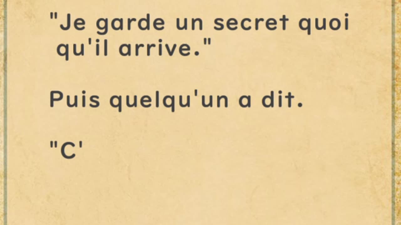 Une personne qui garde un secret - Huhito Fables-Version française Vol.29