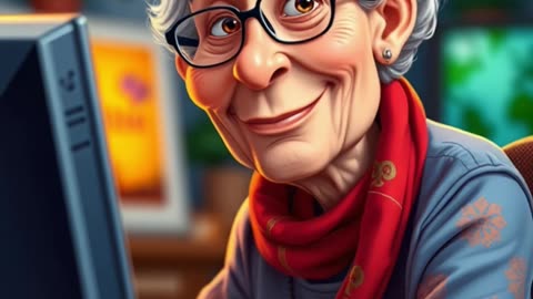 Very clever old lady