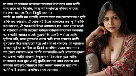 মাকে আদর করলাম