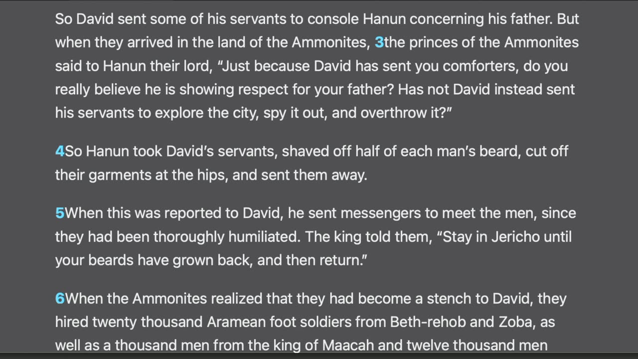 2 Samuel 10