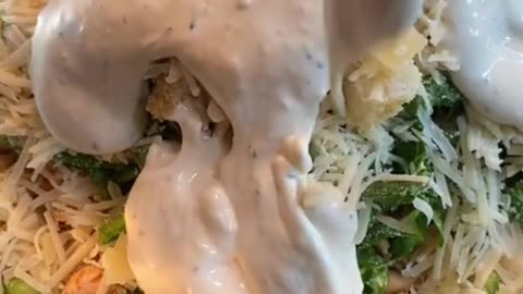 salmon caesar pasta salad