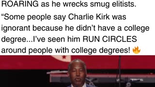 Dr. Ben Carson Steals Spotlight At Kirk Revival With Acerbic Remarks Toward Self-Styled Elites