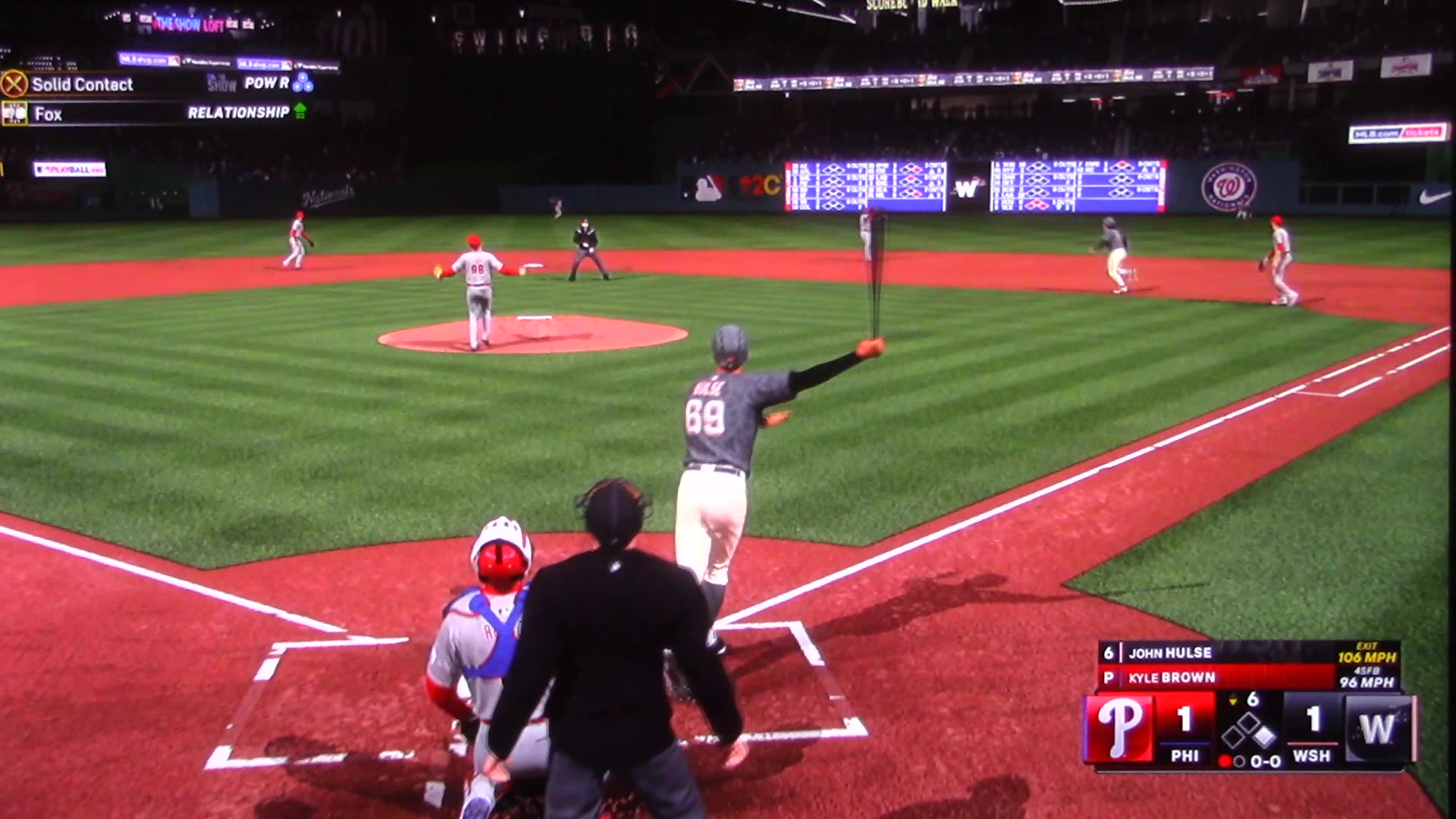 MLB The Show: Washington Nationals vs Philadelphia Phillies (S19 G7)