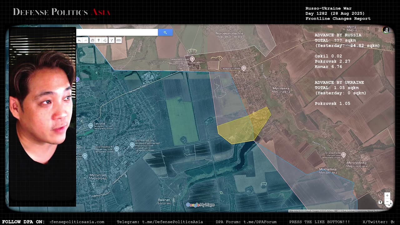 [ Ukraine Frontline Changes ] BIG MOVES IN KOMAR FRONT!!! Ukraine counterattack into Novoekonomichne