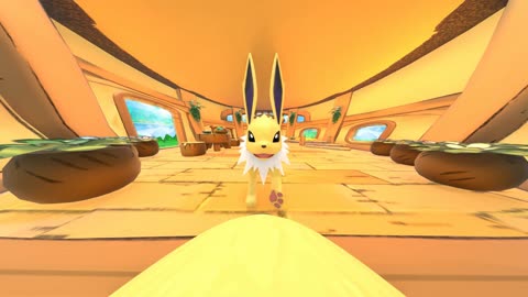 You're Jolteon ! First Person Mirror POV Post Transformation Pokemon Mystery Dungeon Animation