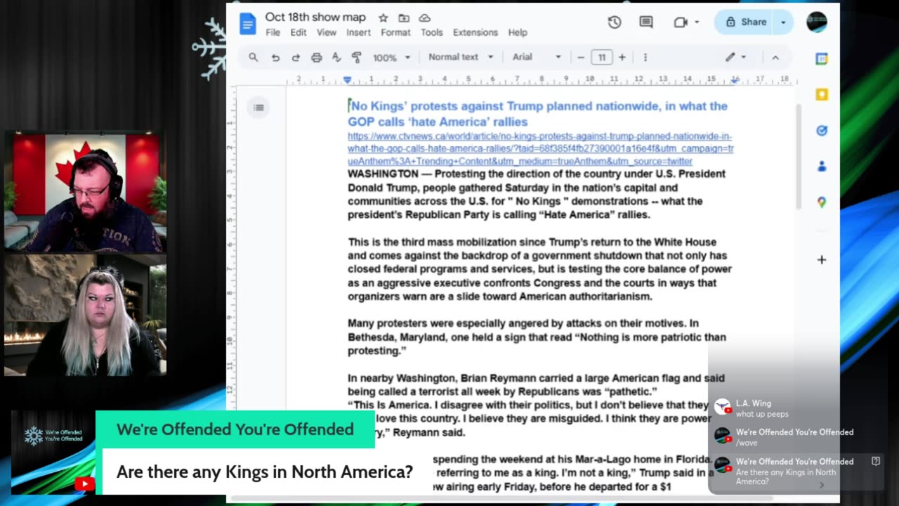 438 The No Kings Protest Is to Make Themselves the King